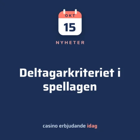 Utredningen om spellagens räckvidd: vad deltagarkriteriet skulle betyda för svenska spelare