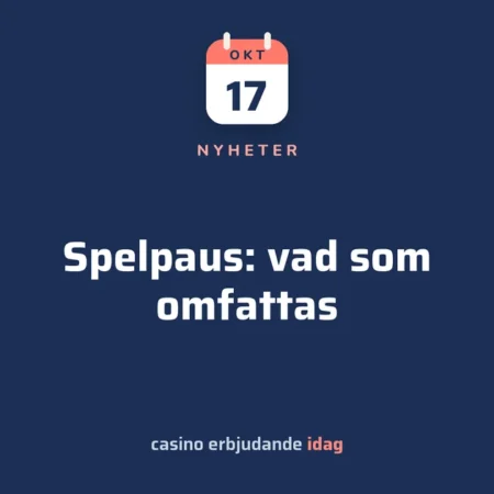 Spelpaus: vad avstängningen omfattar, och var den inte gäller